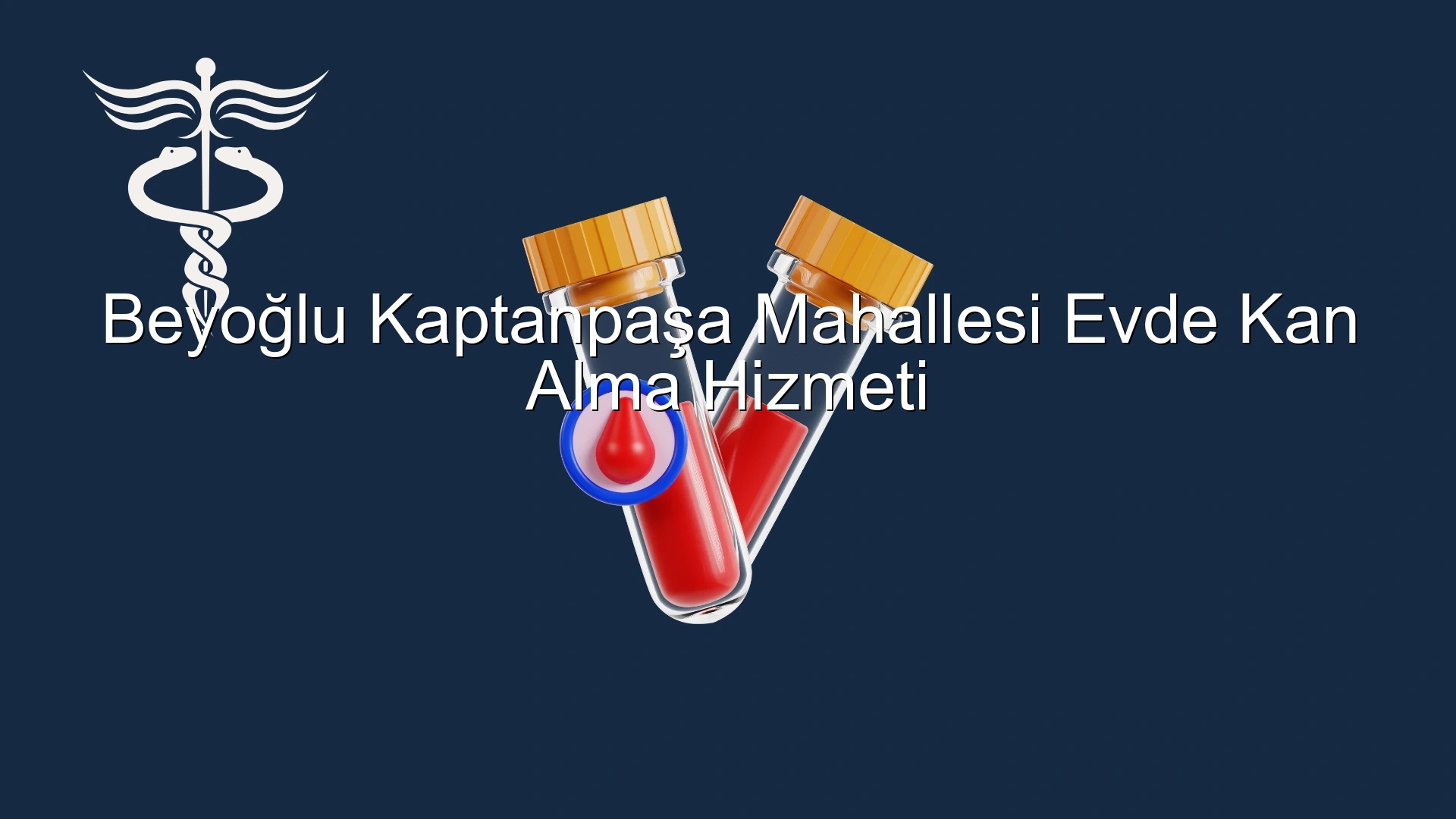 Beyoğlu Kaptanpaşa Mahallesi Evde Kan Alma Hizmeti